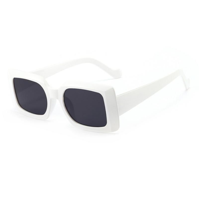 Trendy Large Rim Sunglasses Square New Street Snap Sunglasses Jelly Color Fashionable Sunglasses
