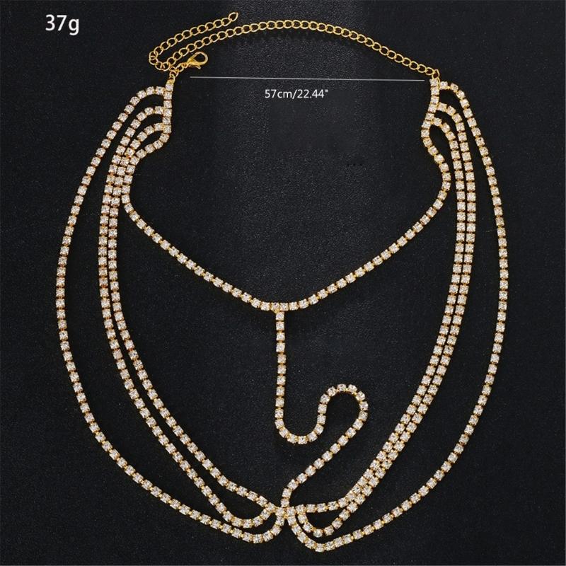 Sparkling Multilayer Face Chain Hair Headdress Veil Mask Fashion Face Chain Perfect for Special Occasions Role Playing