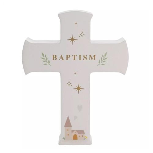 Celebrations Faith & Hope Cross Baptism/Christening Plaque