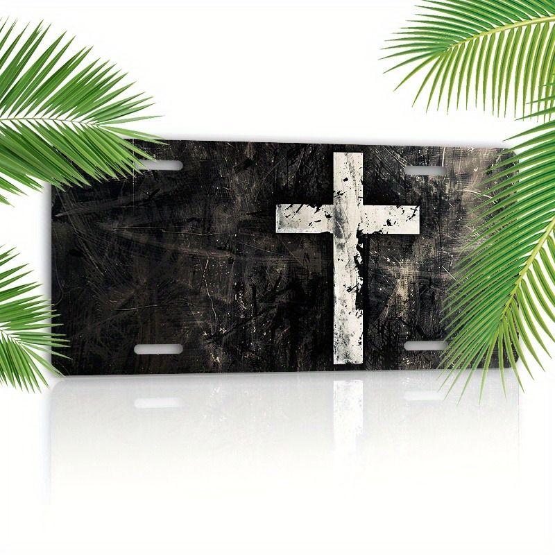 Car License Plate Metal Wall Decor 15x30cm