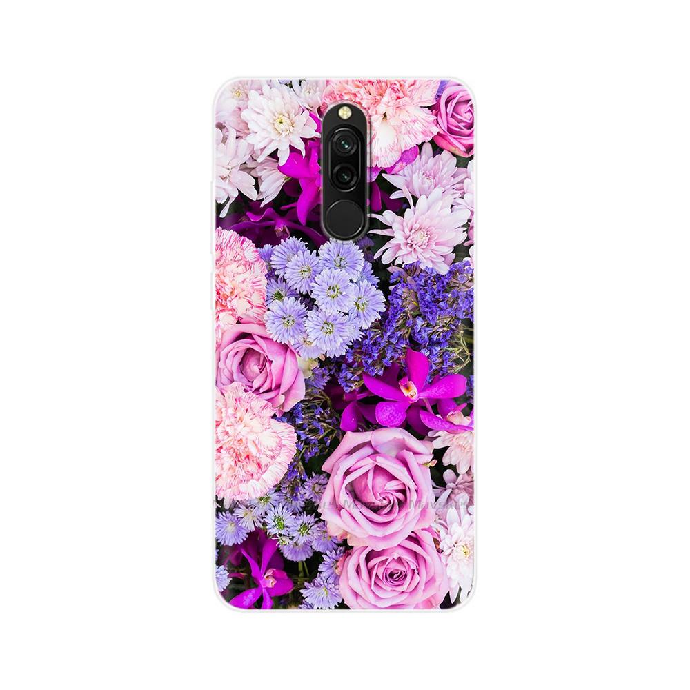For Redmi 8 8A Pro Case TPU Silicone Shockproof Cat Phone Cover For Redmi 8 8A 7 7A redmi7 Transparent Funda Printing Soft Coque