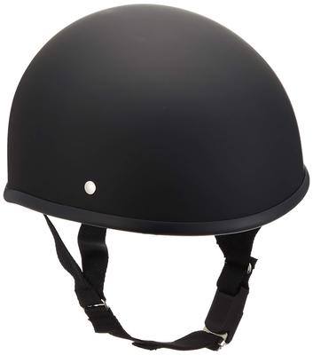 Bike Parts Center Helmet Half Ducktail Matte Black Free Size Circumference Than 7117 (Head 57cm~less 60cm)