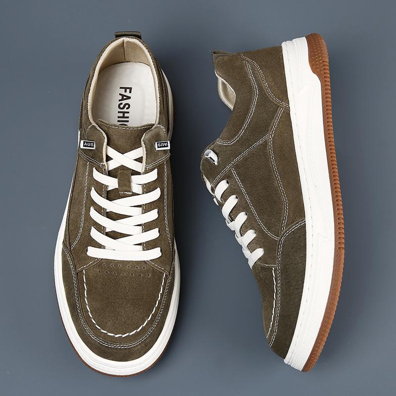 

Модная кожаная обувь для мужчин, повседневная обувь из натуральной кожи, модная деловая обувь Оксфорды, дизайнерская рабочая обувь высокого качества 44 хаки