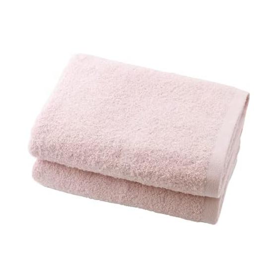 Полотенце Muko Towel Plus, Банное полотенце, Средней толщины, Полотенце Senshu, Сделано в Японии, 100% Хлопок, Набор из 2 штук одного цвета, Дымчато-розовый