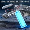 Rechargeable Electric Water Shooter with 800ml Tank & 32ft Range Full-Auto Splash Tot with LED Lights Effect Summer Outdoor Toy for Kids Teens Adults