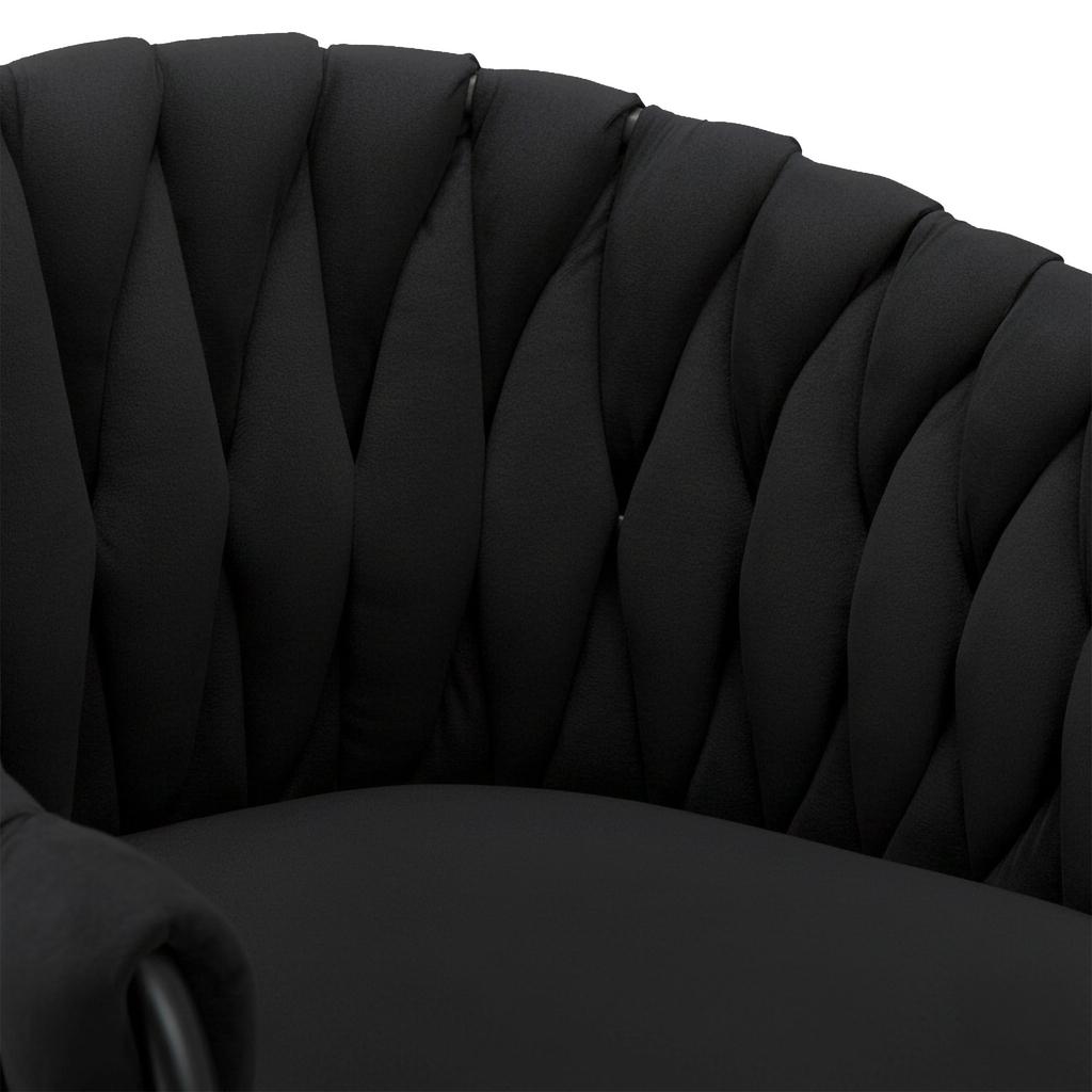 Barhocker Cofton Black Schwarzer Samt