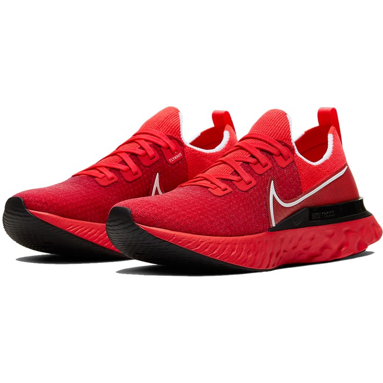 Nike React Infinity Run Flyknit Bright Crimson Black CD4371-600