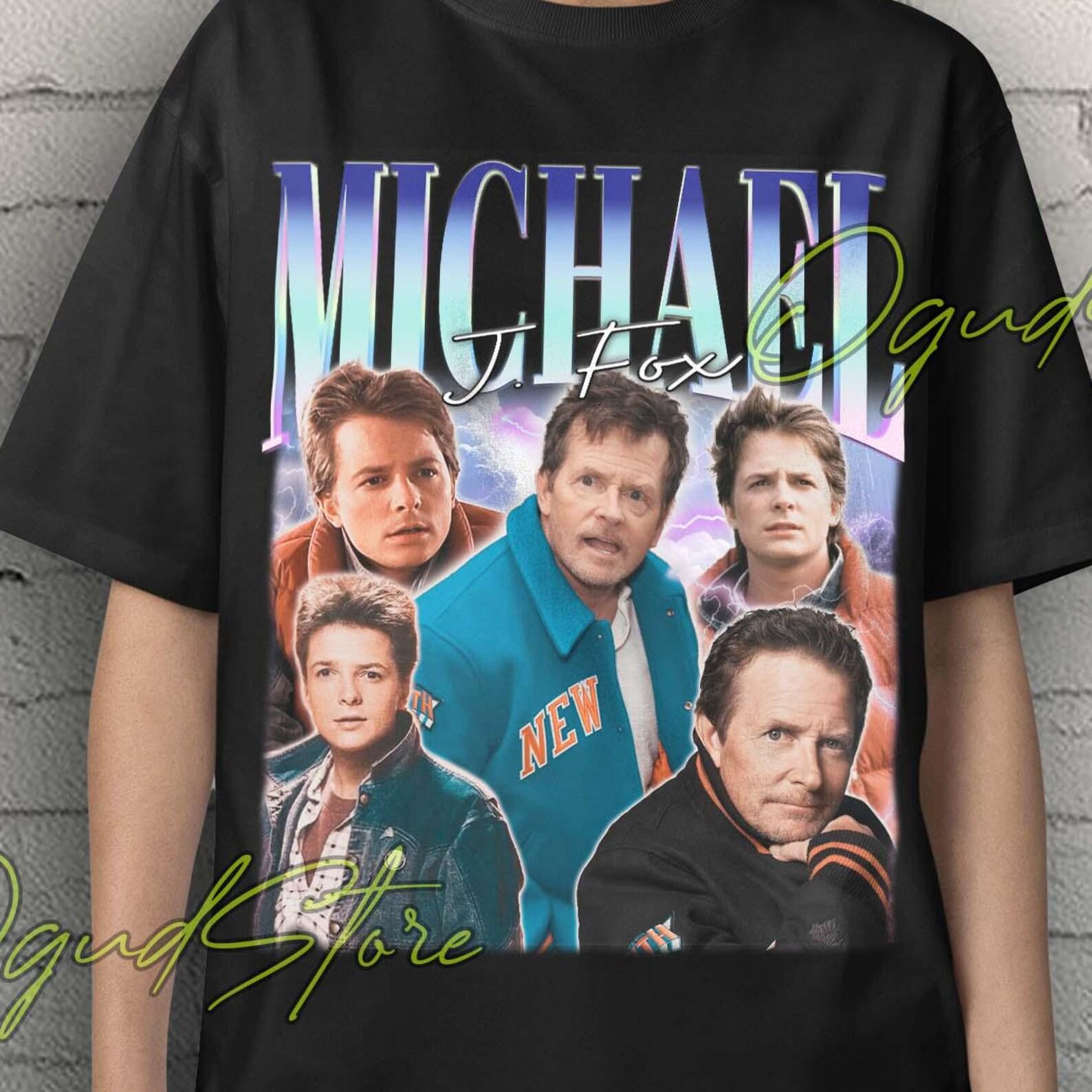 Michael J Fox Shirt, Michael J Fox Tshirt, Michael J Fox Retro Shirt, Michael J Fox Graphic Shirt, Michael J Fox Art, Michael J Fox Poster 2XL