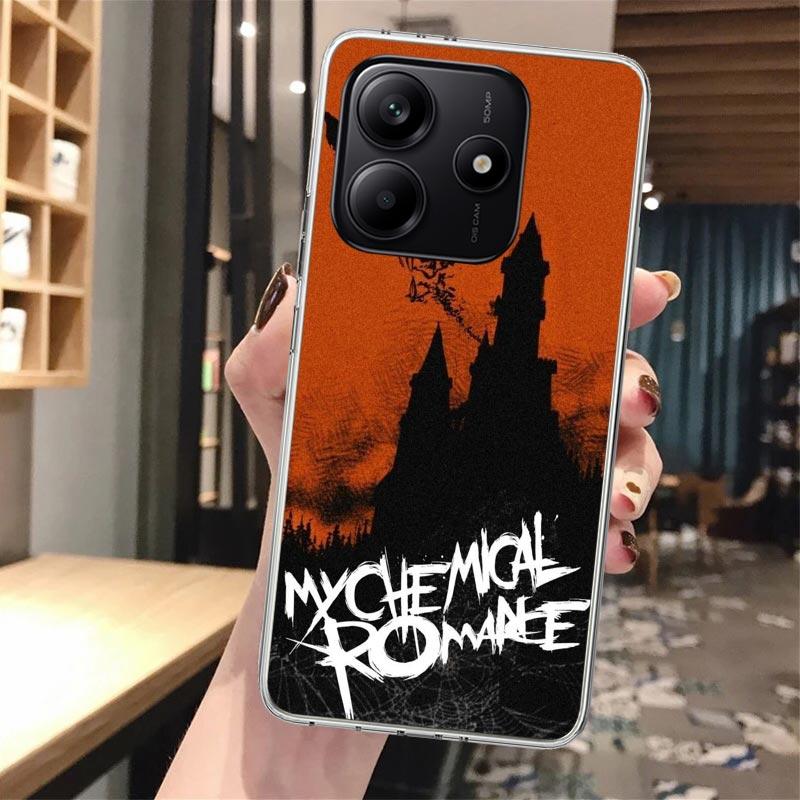 My Chemical Romance MCR Soft Phone Case For Xiaomi Redmi Note 14 14S 13 12S 12 11S 11 11E Pro Plus 11T 10S 10 9S 5G Pattern Cove