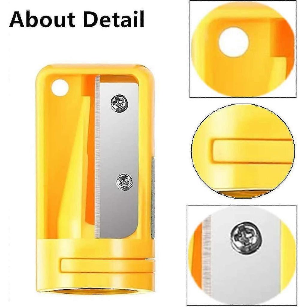 4 Pcs Pencil Sharpener Portable Manual Plastic Pencil Cutter Sharpening Tool For Woodworkmulticolor