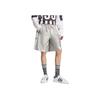 Adidas Originals Adilenium 2 Ss24 Megabreak Logo Side Button Loose Mid Waist Five Point Casual Shorts Men Shorts Silver Gray JM9657