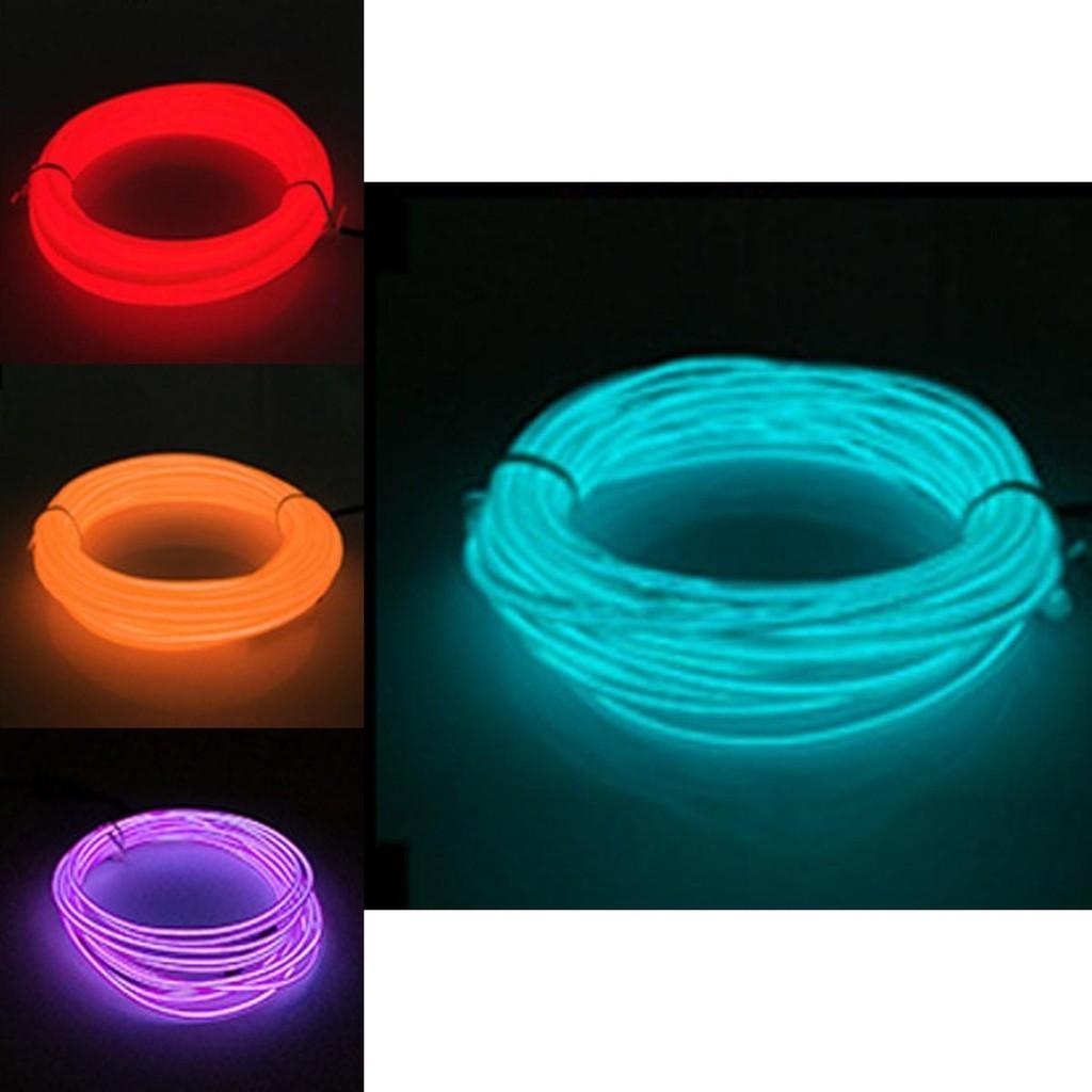 Vibrant El Wire Costume Illuminated Strips For Adults And Kids Perfect For Halloween Parties