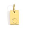 Gold-Plated Alphabet Pendant Accessories – 26 English Letters Stainless Steel for DIY Jewelry
