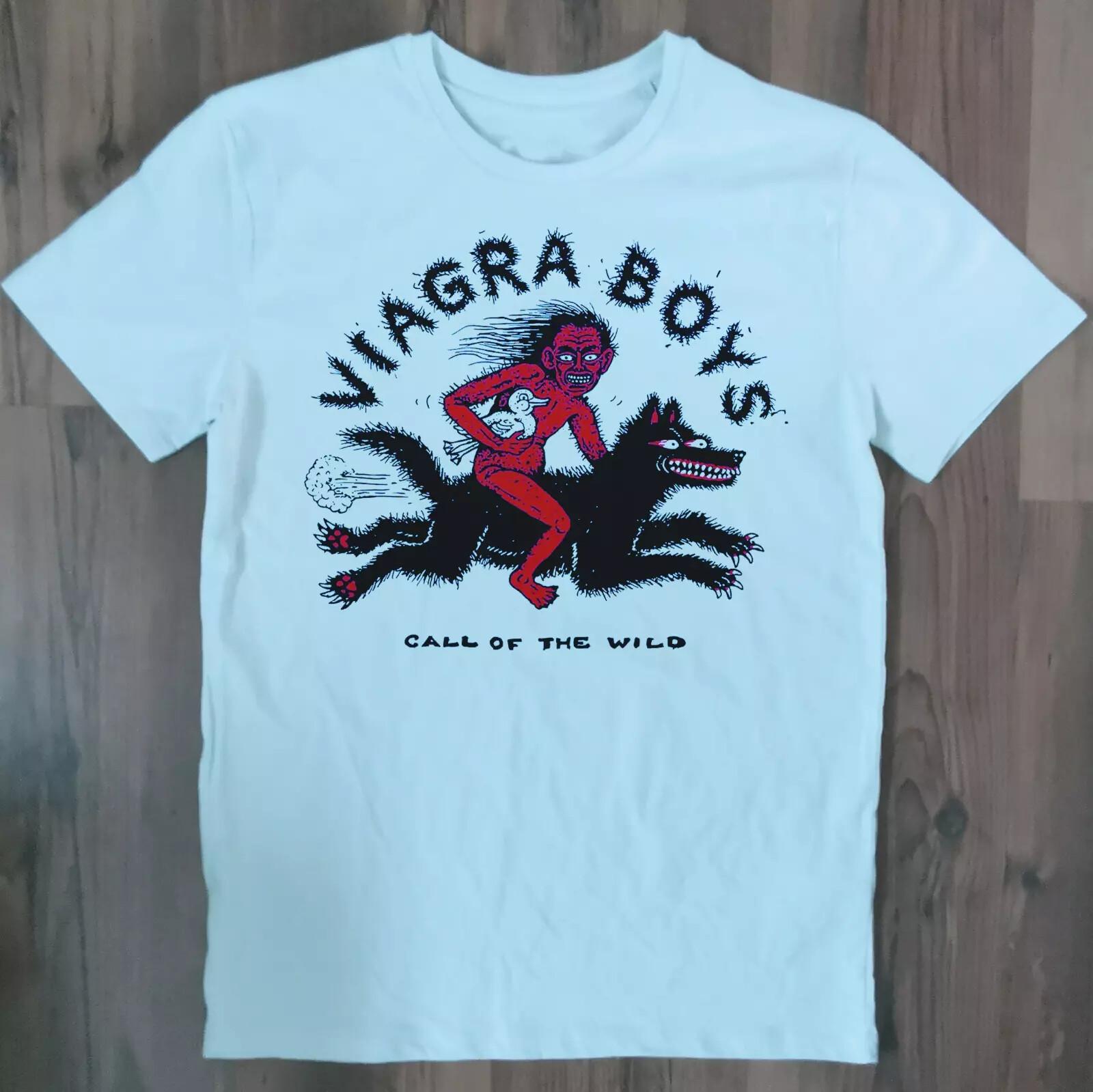 Viagra Boys T-shirt for Women and Men White All Size Gift Fans S