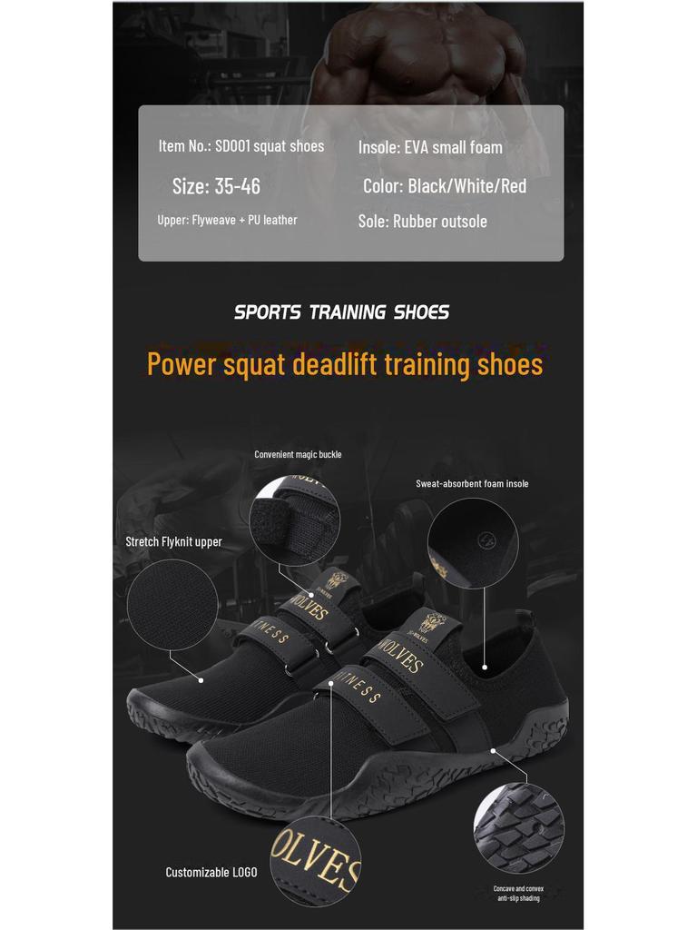 Unisex Powerlifting & Training Shoes for Squats, Deadlifts, Aerobics, and Yoga