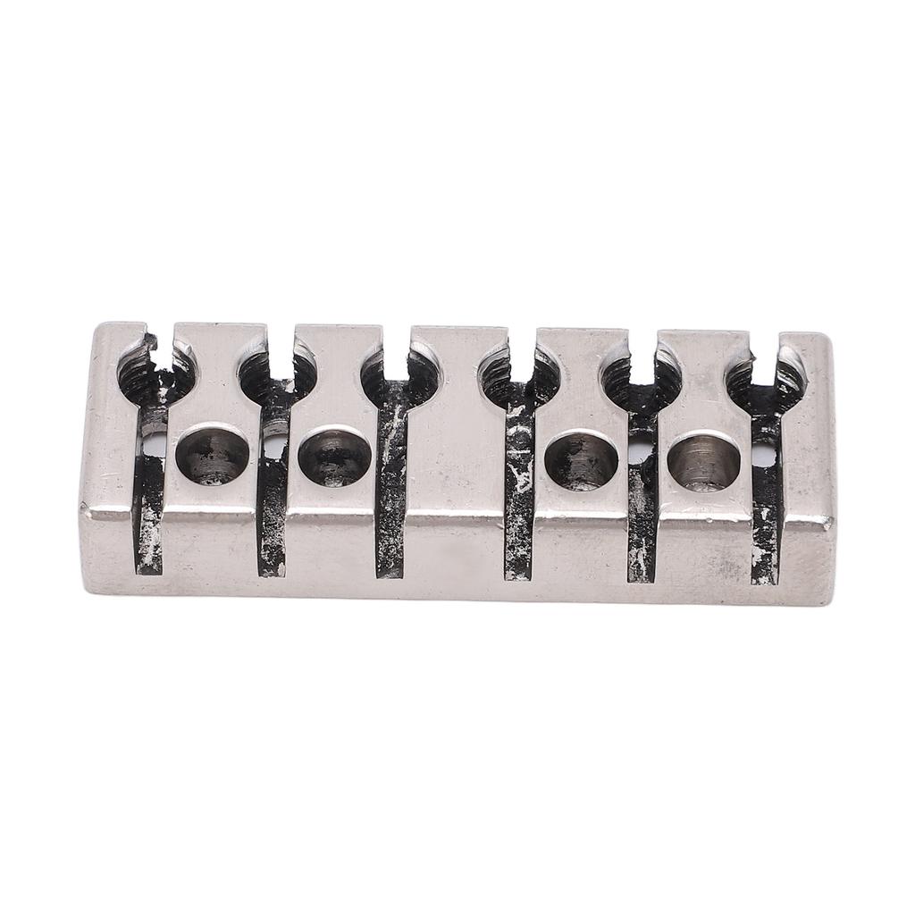 6 String Lock with Screws Metal Headless Guitar Bridge String Lock Musical Instrument Parts 42mm