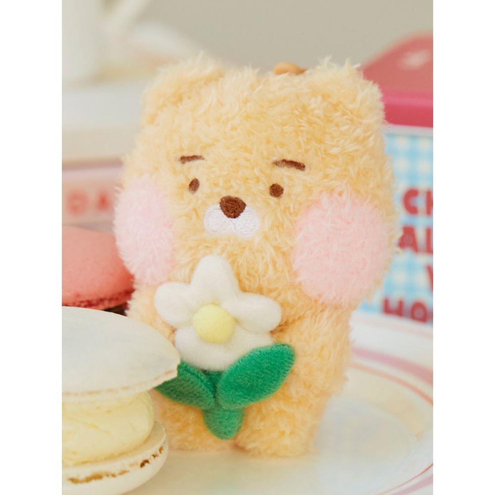 KAKAO FRIENDS Ball Balgre Fossil Keychain Doll_Little Ryan