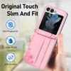 Rutschfeste, modische Leder-Geldbörsenhülle für Samsung Galaxy Z Flip3 Z Flip 4 Z Flip 5 5G, faltbare Handytasche mit Kartenhalter-Abdeckung