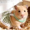 1 Set Hamsterkleid Perlenkette Meerschweinchen Hamster Kleintiere Haustierkleidung Outfits Kostüm Zubehör Zubehör Foto Requisite
