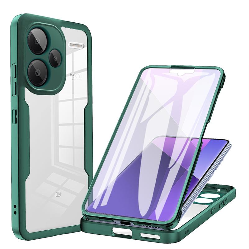 For Redmi Note 13 14 Pro Plus 360 Full Body Screen Protector Transparent Case For Redmi Note 13 14 Pro Shockproof Phone Cover