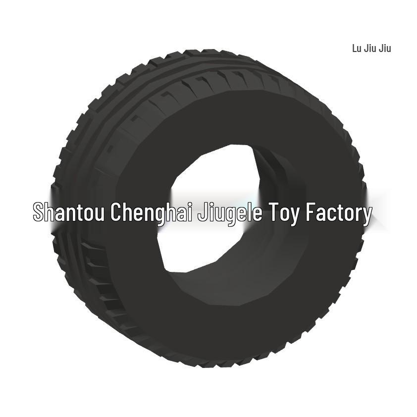 30.4x14mm Tire Blocks 58090 - Compatible MOC Building Accessories (50G Minimum Order)