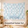 Custom Name Text Tapestry,Miffy Boho Wall Hanging, Decorative Backdrop Tapestry For Room