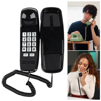 Téléphone Fixe à Fil Volume Réglable Téléphone Fixe avec Grands Boutons Bureau à Domicile Filaire