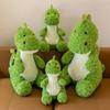 Nuovo peluche drago fiore spazzola morbido carino bambola dinosauro macchina bambola avocado carina regalo