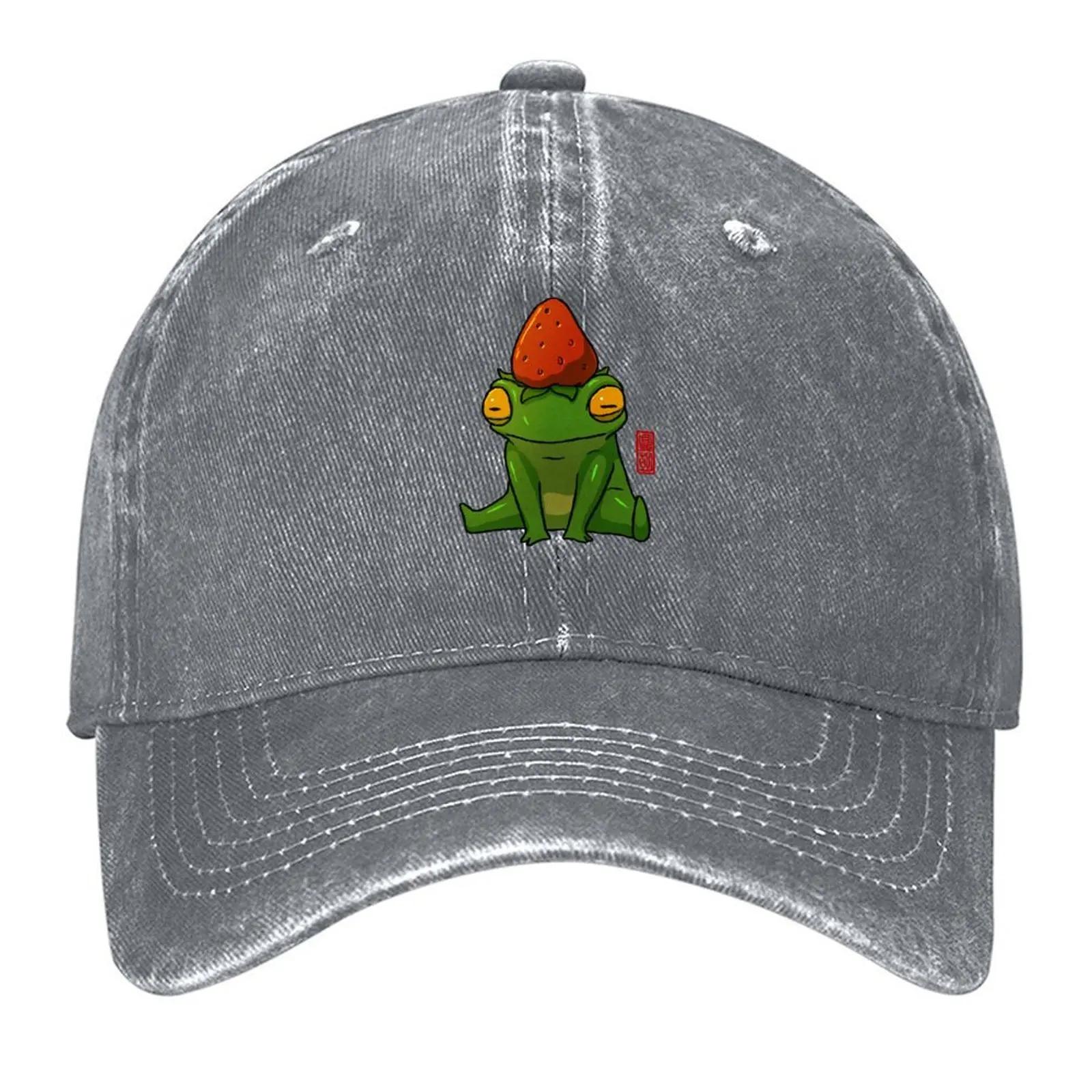 Шляпа-клубника Лягушка Бейсболка Кепка для гольфа Дропшиппинг Кепка-snapback Уникальные шляпы Женский пляжный козырек Мужской
