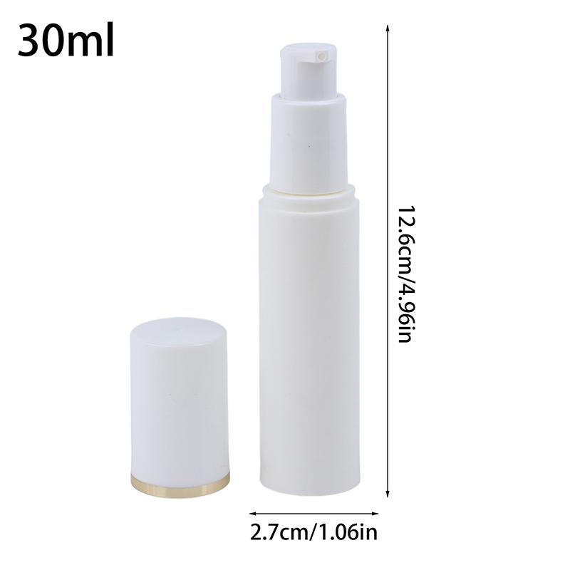 For Lotion Cream Gel Travel Bottling Container Plastic Airless Pump Bottle 15ml 30ml 50ml Vacuum Press Spray Bottle
