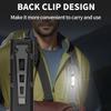 EDC Rechargeable LED Flashlight Type-C Charging Super Bright Tactical Flashlight COB Work Light Portable Multifunctional Flashlight Waterproof