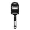 Scalp Massage Comb Bristle Nylon Rubber Handle Vent Detangle Brush for Curly Hair Women & Men Hairdressing Tools