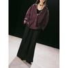 Za2025 Spring New Women's Clothing Fashion Single-Breasted Back Pleated Loose Long Sleeves Lapel Shirt 3067118