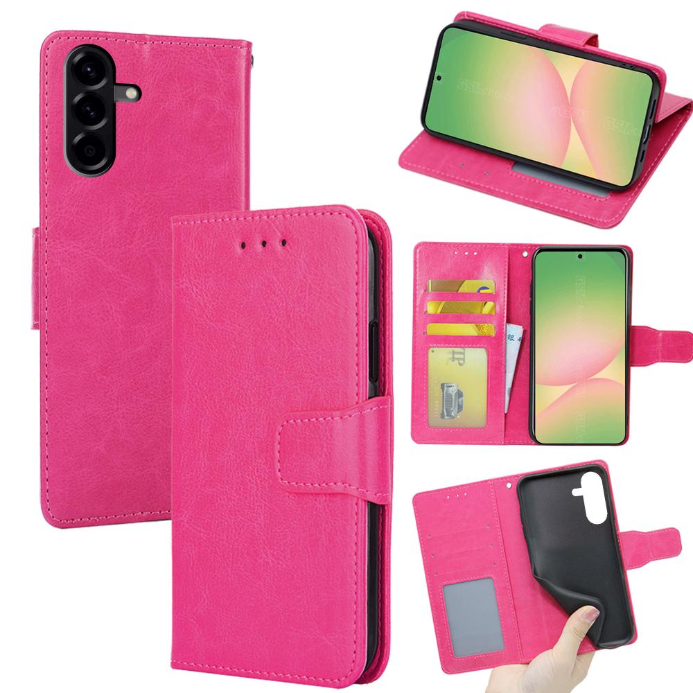 For Samsung Galaxy A56 5G Case Wallet PU Leather+TPU Folding Stand Phone Cover