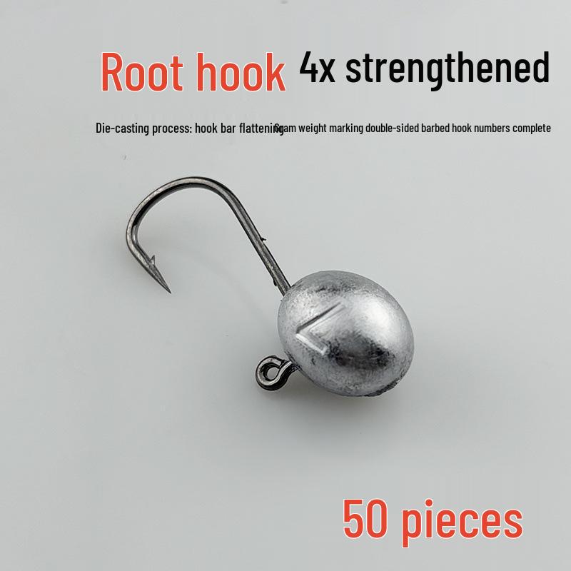 

Мікро-джиг-головка з посиленим гачком, дизайн Black Pit для мандаринки та окуня Reinforced Hook 1.5g [Size 4]