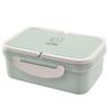 New Picnic, Camping, Student Lunch and Dinner Food Storage Container - Portable Wheat Straw Bento Lunch Boxes for Microwave
