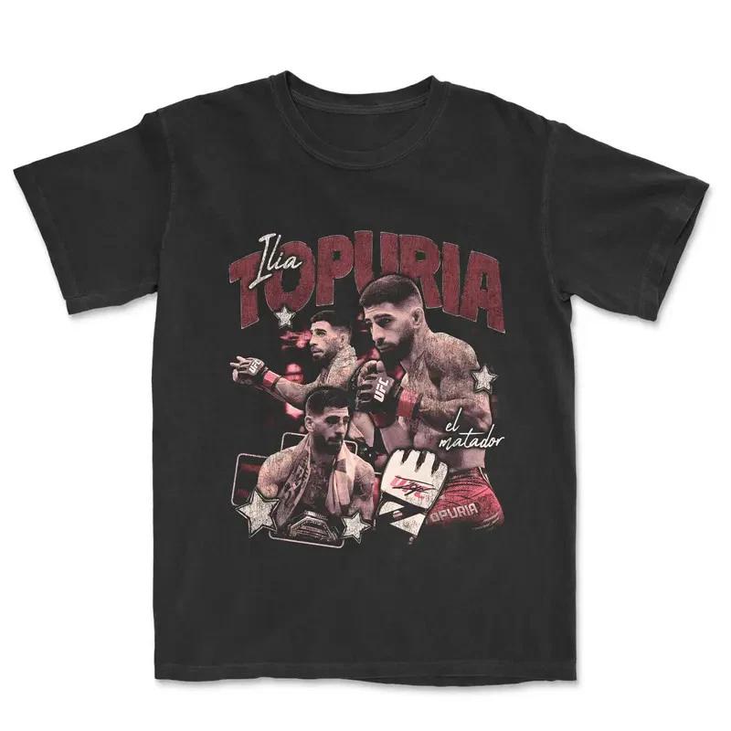COMBATWEAR Llia Topuria Bootleg UFC T-Shirt, UFC Shirt, Graphic Tee T-Shirt S