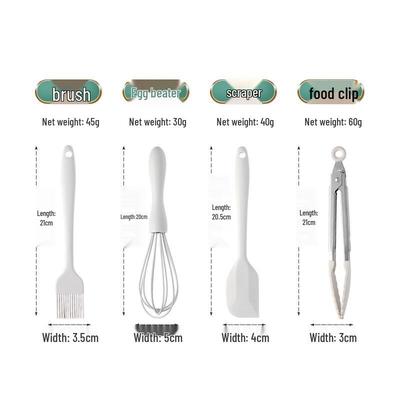 Mini-Backwerkzeug-Set aus lebensmittelechtem Silikon