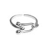 925 Silver Jewelry Personality Classic Horseshoe Finger Rings for Women Wedding Party Jewelry For Girls Friend Gift