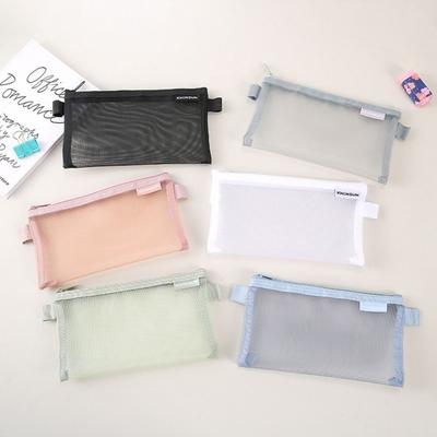 Transparent Pencil Case Large Capacity Pen Box Simple Stationery Organizer Student Gift
