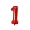 32-Zoll Rote Helium-Folien-Zahlenballons für Kinder, Zahlen 0-9, Verlobungsparty-Deko
