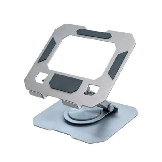Rotating 360° All-Metal Universal Tablet Stand: Foldable & Stable