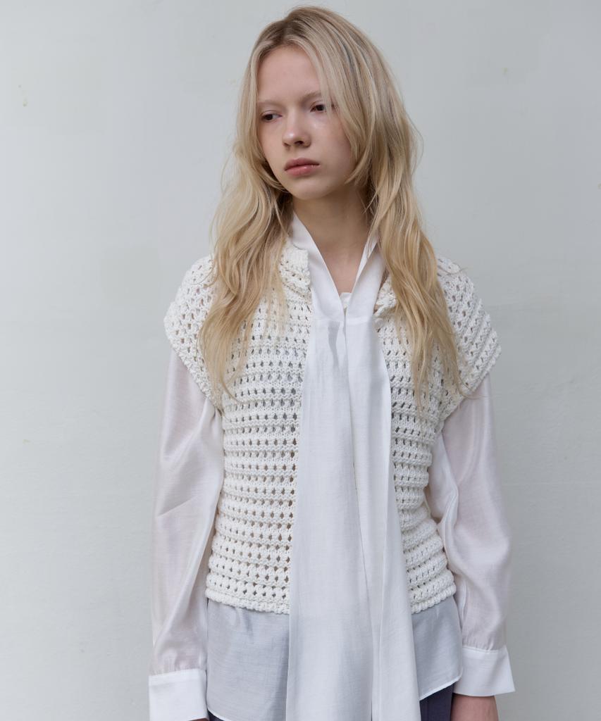 Seolan Cotton Crochet Knit_Ivory