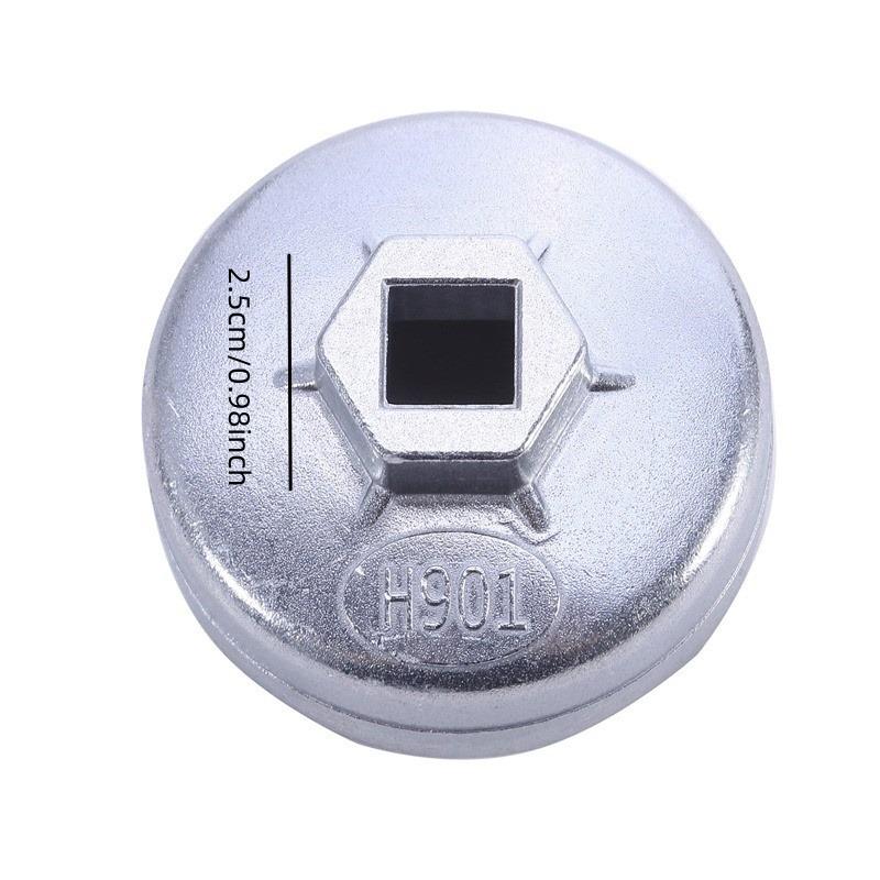 Wrench Auto Tool 1/2 Square Drive End Cap Oil Filter Wrench Auto Hand Tools Remover Tool 65mm 67mm 74mm 79mm