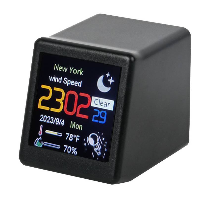Electronic Table Clock Wifi Weather Station Digital Lcd Weather Forecast Gadget