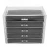 5 Layer Jewelry Drawer Storage Box Case Transparent Acrylic Desktop Cosmetic Makeup Drawer Storage Cabinet
