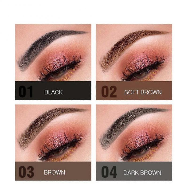 Double Head Rotating Automatic Eyebrow Pen Waterproof Durable 1.5mm Eyebrow Pencil Ultra-fine Wild Eyebrow Beauty Makeup Tools