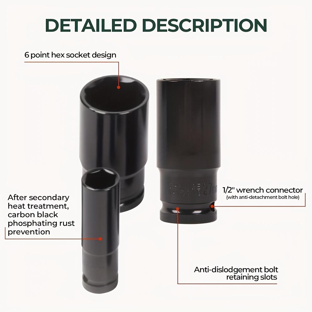 1/2 Inch Drive Socket Set,20/15pcs Socket Set(8-32mm), CR-V Steel for Automotive Maintenance, Repairs, and DIY Projects