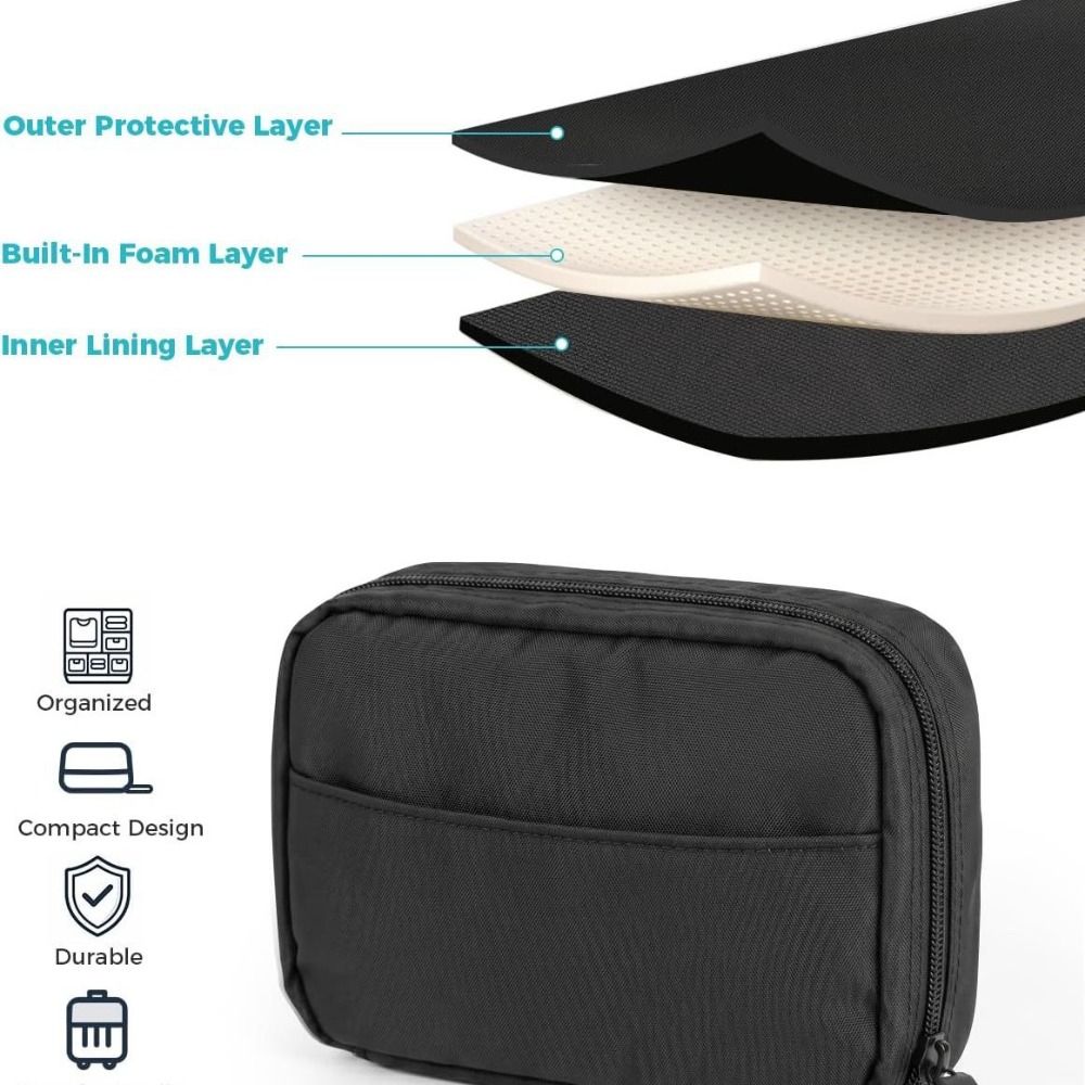 3-in-1 Design Travel Storage Bag Shockproof Portable Storage Bag for ChillPill FA02X Outdoor Use