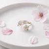 Delicate Design Adjustable Rings Elegant Women Jewelry Ornaments Flower Opening Rings  Gift